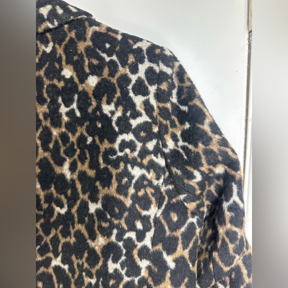 Kendall & Kylie Leopard Print Blazer women size small - Picture 8 of 14